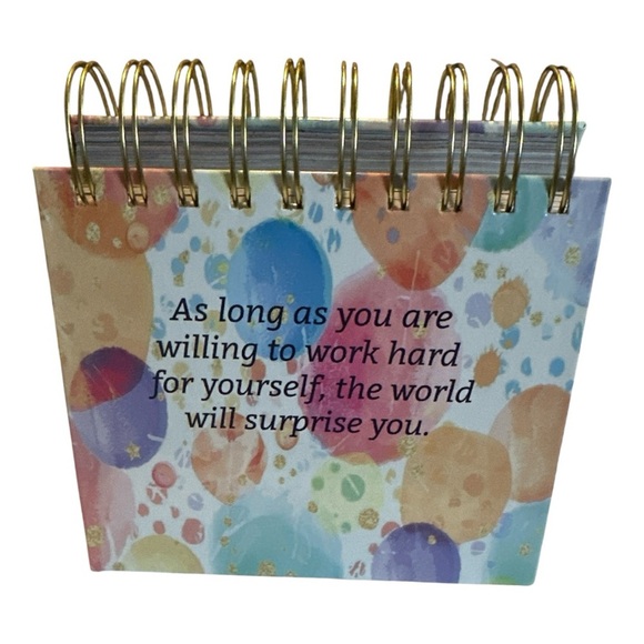 2025 Affirmation Desk Calendar – Colorful Daily Motivational Flip Calendar - Picture 5 of 6